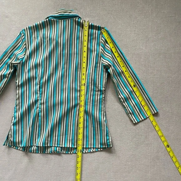 Notations vintage 90s striped shirt. - Picture 10 of 11